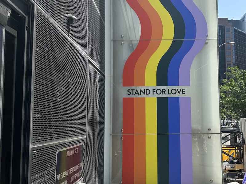 Stand For Love mural — completed