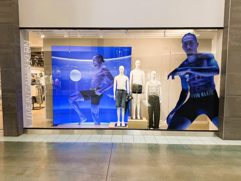 Calvin Klein window vinyl – The Bay